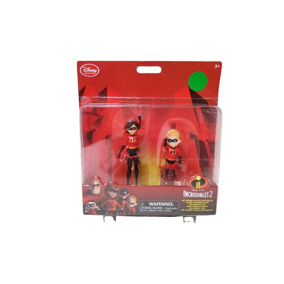 walt disney collection pixar incredibles 2 mrs. incredible and dash action figur - Picture 1 of 2